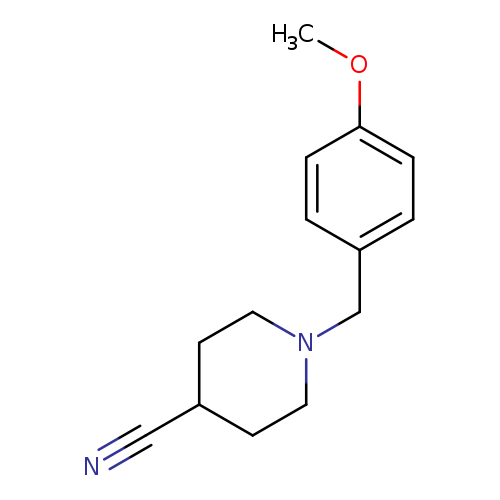 1-[(4-Methoxyphenyl)methyl]piperidine-4-carbonitrile