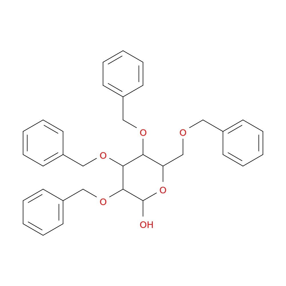 2,3,4,6-Tetra-O-benzyl-D-glucopyranose