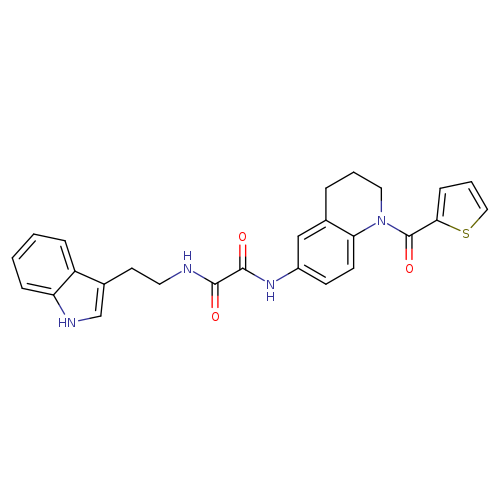 N-[2-(1H-indol-3-yl)ethyl]-N'-[1-(thiophene-2-carbonyl)-1,2,3,4-tetrahydroquinolin-6-yl]ethanediamide