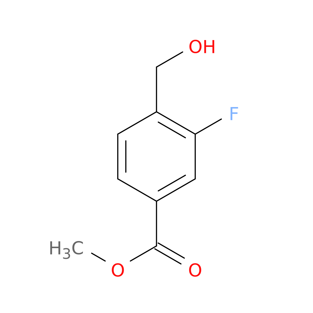 Methyl 3-fluoro-4-(hydroxymethyl);benzoate