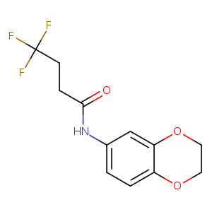 N-(2,3-dihydro-1,4-benzodioxin-6-yl)-4,4,4-trifluorobutanamide