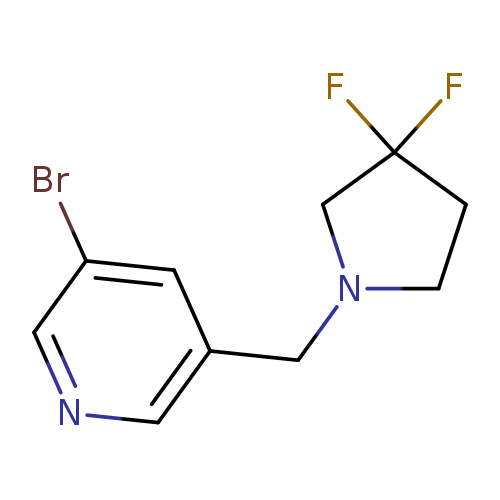3-Bromo-5-((3,3-difluoropyrrolidin-1-yl)methyl)pyridine