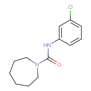 N-(3-chlorophenyl)-1-azepanecarboxamide
