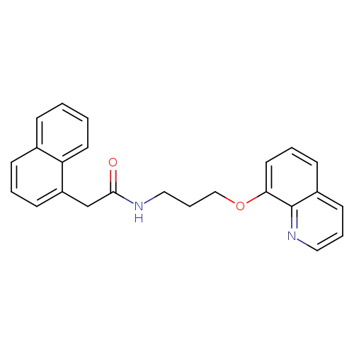 2-(naphthalen-1-yl)-N-[3-(quinolin-8-yloxy)propyl]acetamide