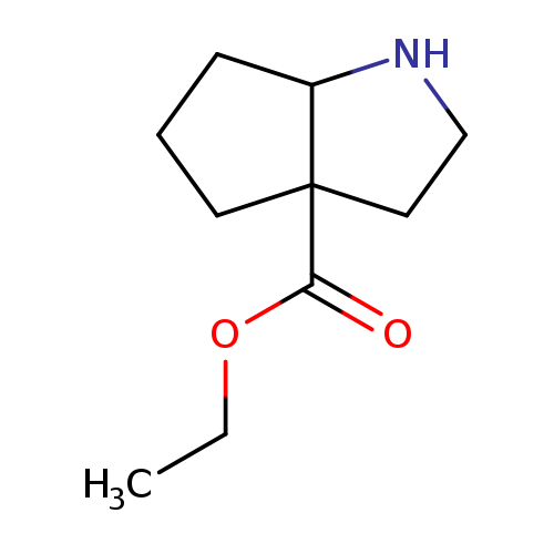 ethyl octahydrocyclopenta[b]pyrrole-3a-carboxylate