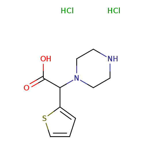 Piperazin-1-yl(2-thienyl)acetic acid dihydrochloride