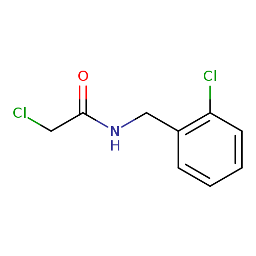 2-chloro-N-[(2-chlorophenyl)methyl]acetamide