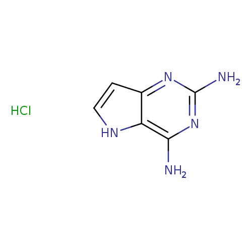 5H-pyrrolo[3,2-d]pyrimidine-2,4-diaminehydrochloride