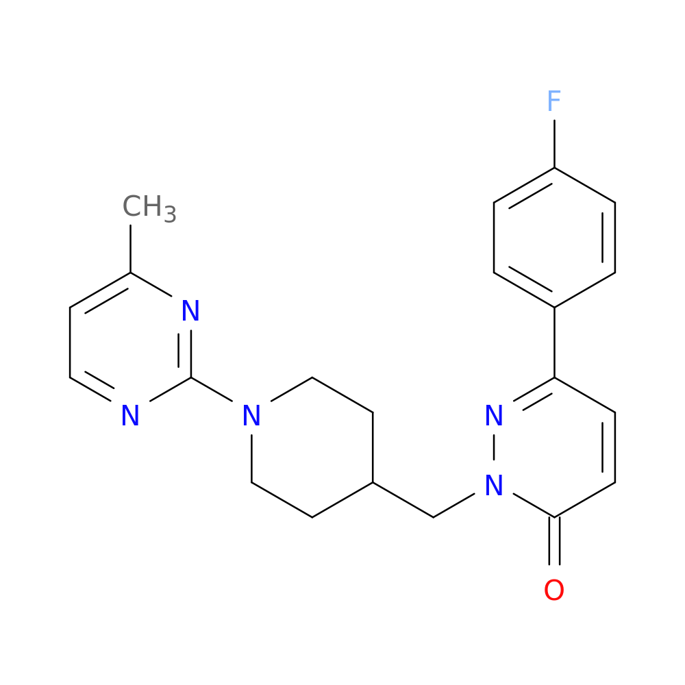 6-(4-fluorophenyl)-2-{[1-(4-methylpyrimidin-2-yl)piperidin-4-yl]methyl}-2,3-dihydropyridazin-3-one