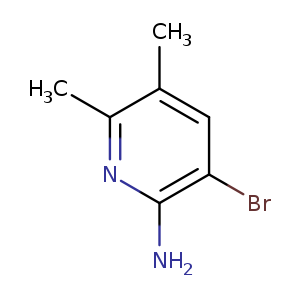 2-Pyridinamine, 3-bromo-5,6-dimethyl-
