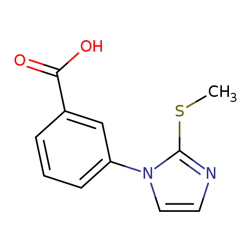 3-[2-(Methylsulfanyl)-1h-imidazol-1-yl]benzoic acid