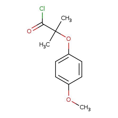 2-(4-Methoxyphenoxy)-2-methylpropanoyl chloride