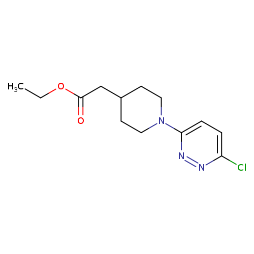 4-Piperidineacetic acid, 1-(6-chloro-3-pyridazinyl)-, ethyl ester