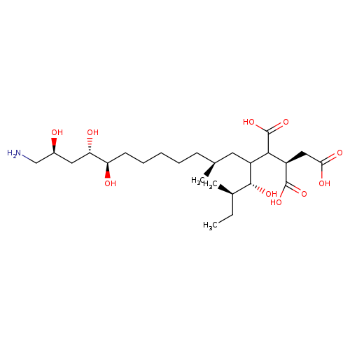 1,2,3-Propanetricarboxylicacid,1-[(1S,3S,9R,10S,12S)-13-amino-9,10,12-trihydroxy-1-[(1R,2R)-1-hydroxy-2-methylbutyl]-3-methyltridecyl]ester, (2R)-