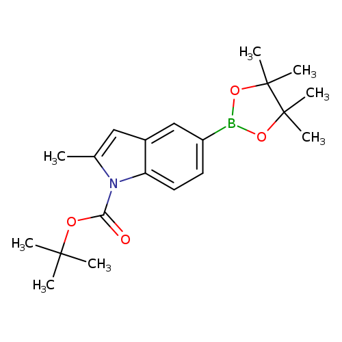 tert-butyl2-methyl-5-(tetramethyl-1,3,2-dioxaborolan-2-yl)-1H-indole-1-carboxylate