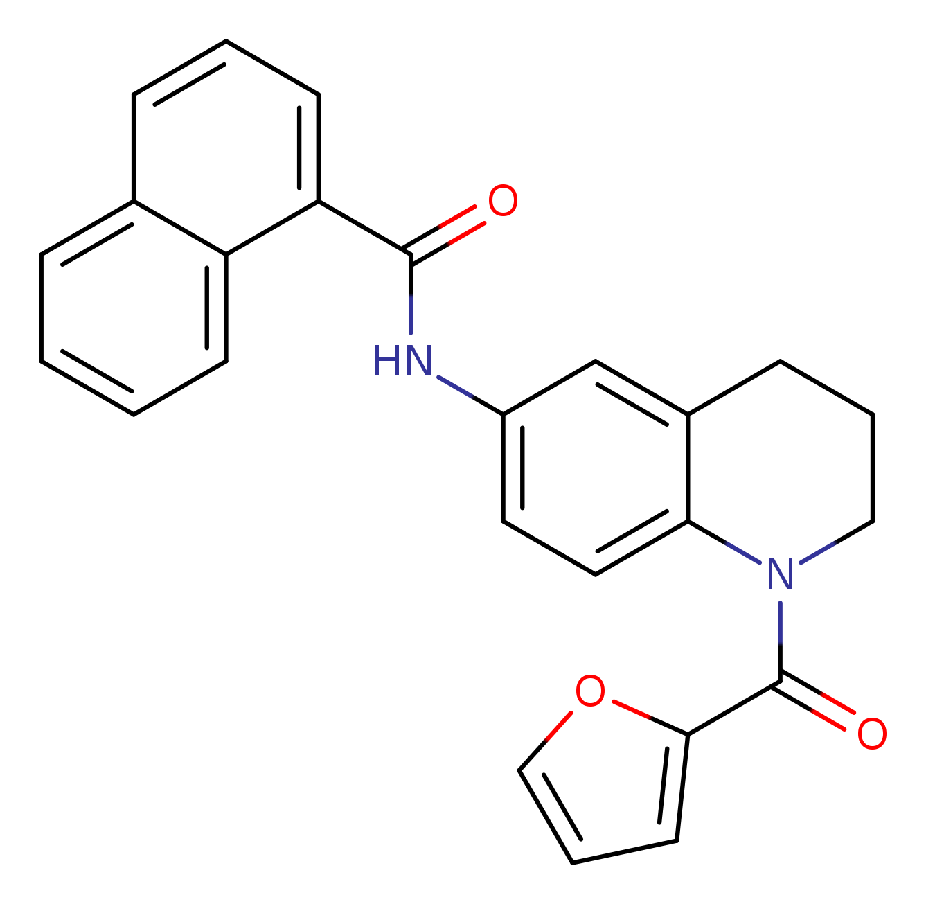 N-[1-(furan-2-carbonyl)-1,2,3,4-tetrahydroquinolin-6-yl]naphthalene-1-carboxamide