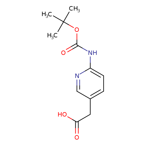 3-Pyridineacetic acid, 6-[[(1,1-dimethylethoxy)carbonyl]amino]-