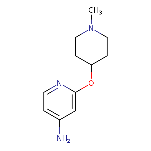 2-[(1-methylpiperidin-4-yl)oxy]pyridin-4-amine