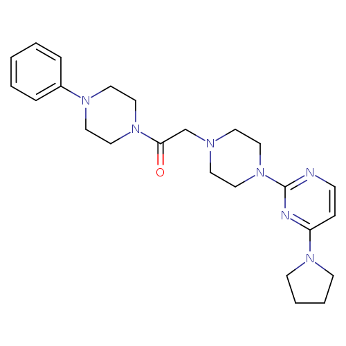 1-(4-phenylpiperazin-1-yl)-2-{4-[4-(pyrrolidin-1-yl)pyrimidin-2-yl]piperazin-1-yl}ethan-1-one