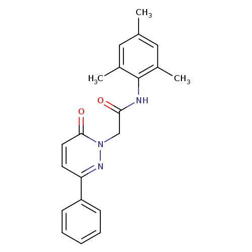 2-(6-oxo-3-phenyl-1,6-dihydropyridazin-1-yl)-N-(2,4,6-trimethylphenyl)acetamide