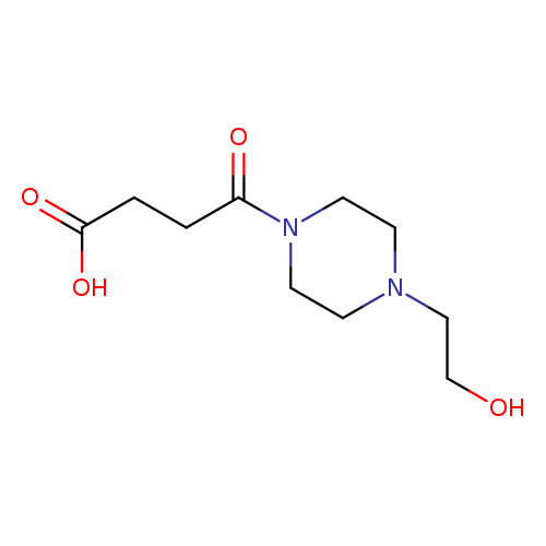 4-(4-(2-Hydroxyethyl)piperazin-1-yl)-4-oxobutanoic acid