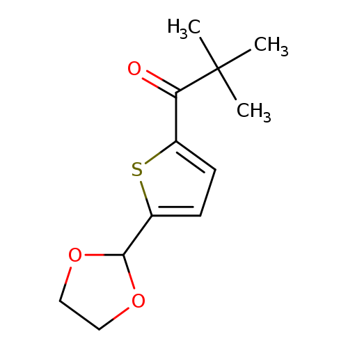 tert-Butyl 5-(1,3-dioxolan-2-yl)-2-thienyl ketone