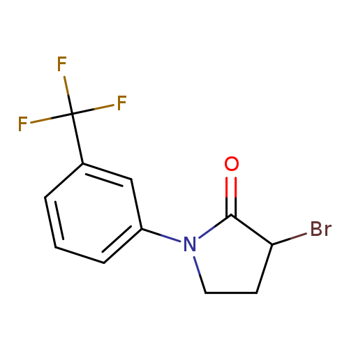 3-Bromo-1-[3-(trifluoromethyl)phenyl]pyrrolidin-2-one