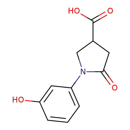 1-(3-Hydroxyphenyl)-5-oxopyrrolidine-3-carboxylic acid