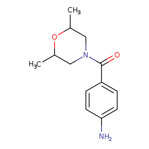 4-[(2,6-Dimethylmorpholin-4-yl)carbonyl]aniline