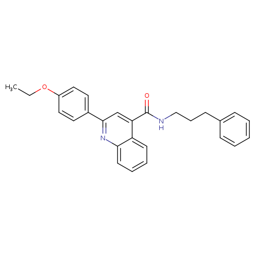 2-(4-ethoxyphenyl)-N-(3-phenylpropyl)-4-quinolinecarboxamide