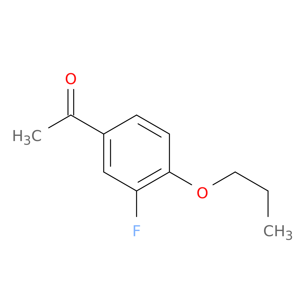1-(3-Fluoro-4-propoxyphenyl)ethanone