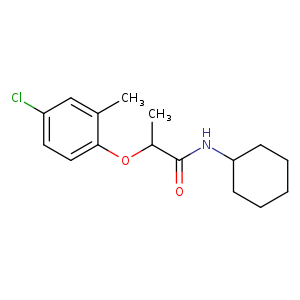 2-(4-chloro-2-methylphenoxy)-N-cyclohexylpropanamide