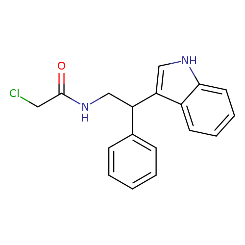 2-chloro-N-[2-(1H-indol-3-yl)-2-phenylethyl]acetamide