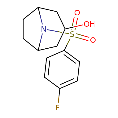 8-(4-fluorobenzenesulfonyl)-8-azabicyclo[3.2.1]octan-3-ol
