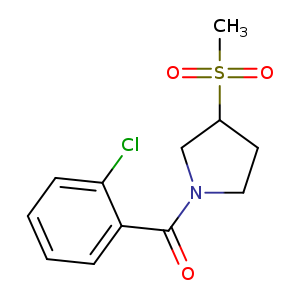 1-(2-chlorobenzoyl)-3-methanesulfonylpyrrolidine