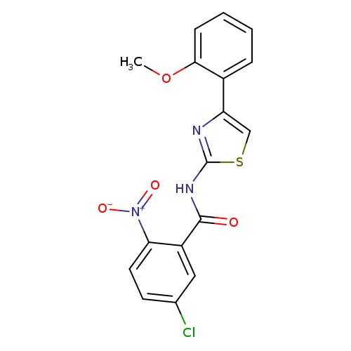 5-chloro-N-[4-(2-methoxyphenyl)-1,3-thiazol-2-yl]-2-nitrobenzamide