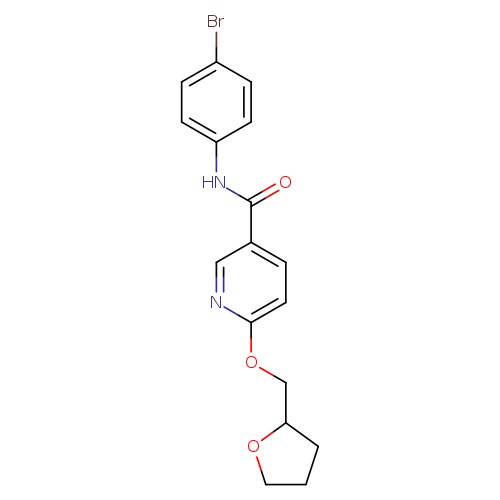 N-(4-bromophenyl)-6-[(oxolan-2-yl)methoxy]pyridine-3-carboxamide