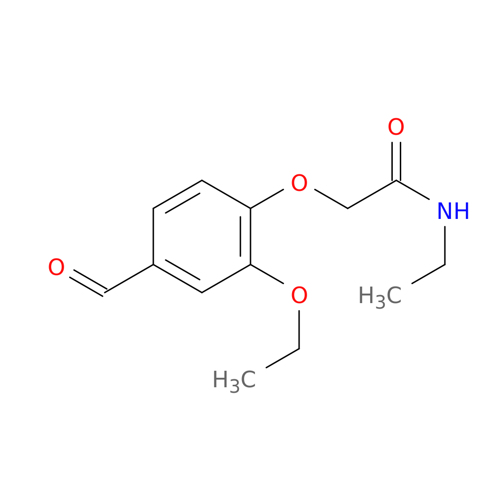 2-(2-ETHOXY-4-FORMYLPHENOXY)-N-ETHYLACETAMIDE