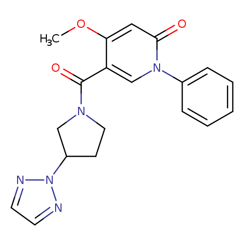 4-methoxy-1-phenyl-5-[3-(2H-1,2,3-triazol-2-yl)pyrrolidine-1-carbonyl]-1,2-dihydropyridin-2-one