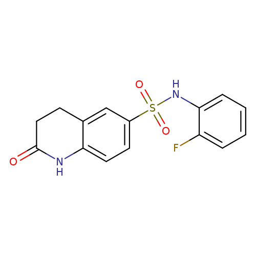 N-(2-fluorophenyl)-2-oxo-1,2,3,4-tetrahydroquinoline-6-sulfonamide