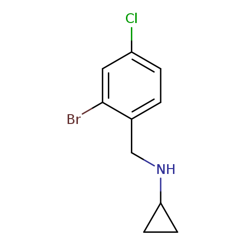 N-[(2-bromo-4-chlorophenyl)methyl]cyclopropanamine