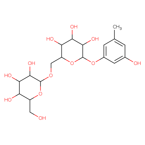 3-Hydroxy-5-methylphenyl 6-O-β-D-glucopyranosyl-β-D-glucopyranoside