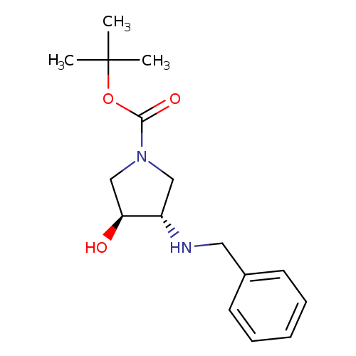 (3S,4S)-tert-Butyl 3-(benzylamino)-4-hydroxypyrrolidine-1-carboxylate