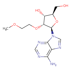 (2R,3R,4R,5R)-5-(6-Amino-9H-purin-9-yl)-2-(hydroxymethyl)-4-(2-methoxyethoxy)tetrahydrofuran-3-ol