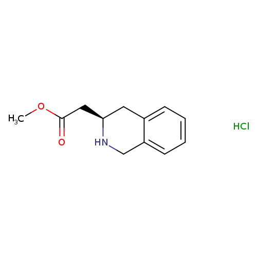 methyl 2-[(3R)-1,2,3,4-tetrahydroisoquinolin-3-yl]acetate hydrochloride