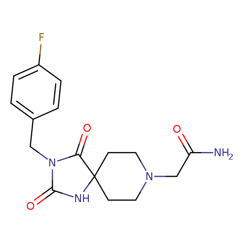 2-{3-[(4-fluorophenyl)methyl]-2,4-dioxo-1,3,8-triazaspiro[4.5]decan-8-yl}acetamide