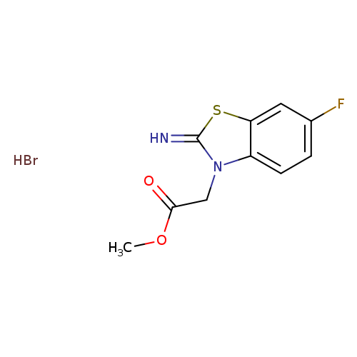 Methyl 2-(6-fluoro-2-iminobenzo[d]thiazol-3(2h)-yl)acetate hydrobromide