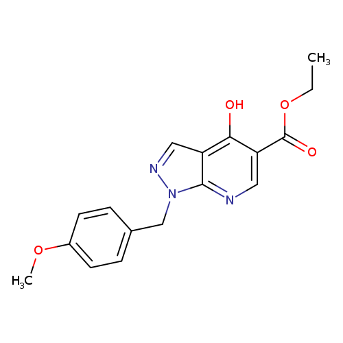 Ethyl4-hydroxy-1-(4-methoxybenzyl)-1H-pyrazolo[3,4-b]pyridine-5-carboxylate