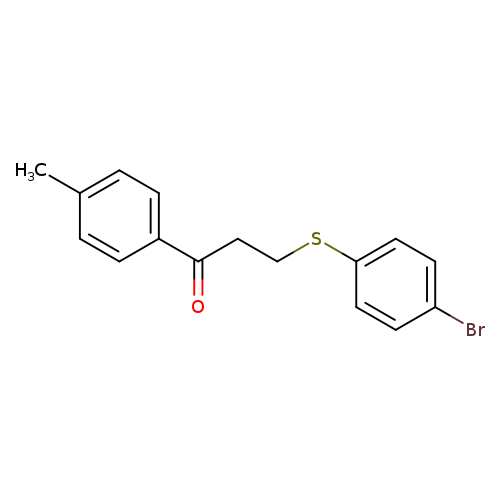 3-((4-Bromophenyl)thio)-1-(p-tolyl)propan-1-one