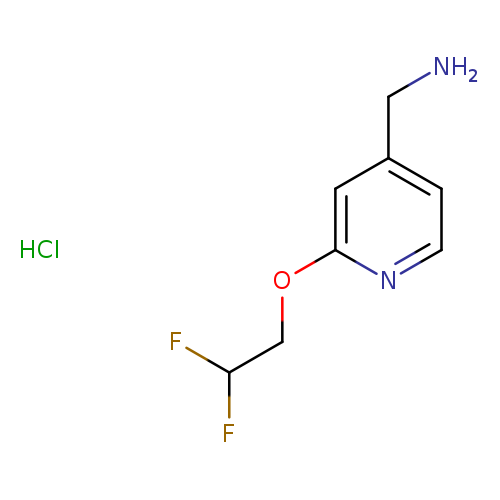 1-[2-(2,2-difluoroethoxy)pyridin-4-yl]methanaminehydrochloride